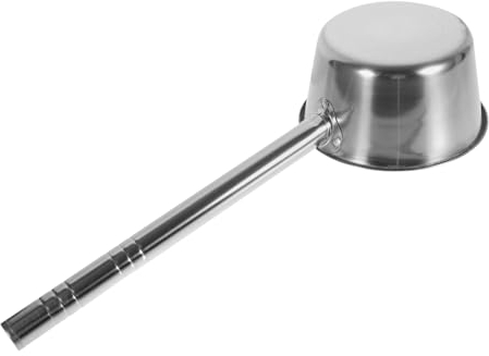 COLLBATH Edelstahl Suppenkelle Mit Langem Griff Wasserlöffel Für Küche Garten Und Restaurant Ergonomisches Design Langlebig Und Praktisch Zum Schöpfen Von Wasser Und Lebensmitteln