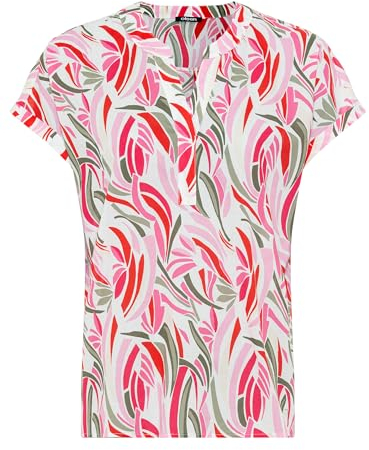 Olsen Blouse Woven Short Sleeves Paradise Pink - 44