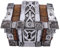 Nemesis Now World of Warcraft Silbergebundene Schatztruhe, 10,5 cm, Harz, Silber/Braun, offizielles World of Warcraft Merch, Schatztruhe, Gaming-Controller-Box