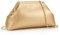 KALIDI Dumpling Crossbody Bag Soft Vegan Leather Evening Clutch for Women Wedding Purse Summer Soft Vegan Leather Handbag, Gold, Medium