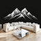 Vlies Fototapete Minimalismus Berge - Foto Tapete Schlafzimmer Wohnzimmer Moderne Vliestapete 200 x 140 cm Wandtapete Motivtapeten Bildtapete 3D Effekt Wand Dekoration