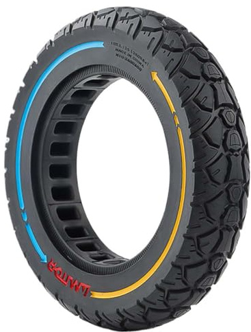 Prodrocam 10 x 2,125 Vollgummireifen für Ninebot F20 F30 F40 F65 Scooter 250 X 54 Solide Reifen 10 Zoll E Scooter Ersatz Front/Hinterräder, Steckplatz 36mm (Mehrfarbig 1 Stück)