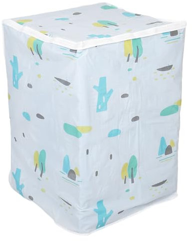 DOITOOL Copertura Per Lavatrice A Carica Frontale Semplice E Geometrica in Peva Per Asciugatrice