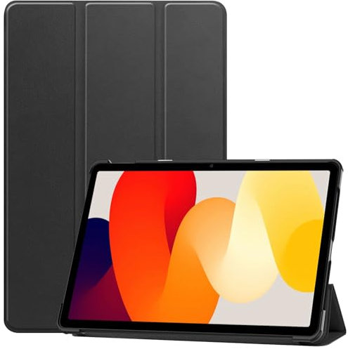 ProCase Smart Case for Xiaomi Redmi Pad SE 11, Slim Cover Stand Hard Shell Case for Xiaomi Redmi Pad SE 11 –Black