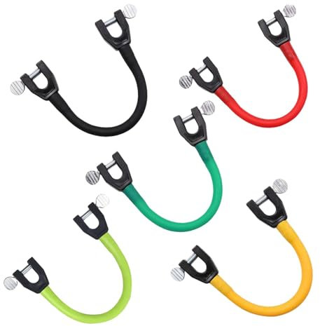 Skispitzenverbinder, 5 Stück (Zufällige Farbe)Try Ski Lernhilfe Pflughilfe Skispange Skiklammer, Ski Lernhilfe Kinder, Ski Verbinder, Easy Ski Tip Connector, Skispitzen Verbinder für Kinder Anfänger