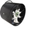 Extractor Fan 200Mm Inline Duct Ventilation System Easy Installation 200mm Inline Pipe Fan High Extraction Capacity Quiet 7 Blades(black)