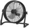 ILIKEPOW Floor Fan for Makita 18v Battery (Battery NOT Included), 2 Power Options 12 Battery Operated Portable Industrial Fan with AC Adapter, Stepless Speed Cordless Fan for Jobsite Garage