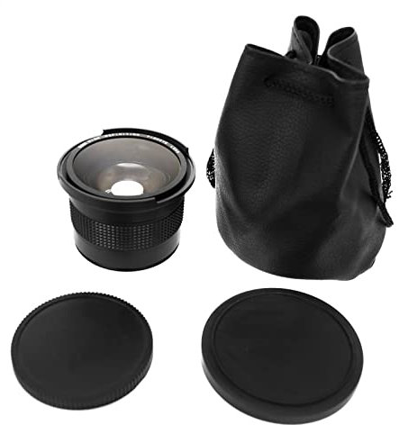52mm 0.35X Wide Fisheye Lens With Macro Portion Optical Glass Conversion Lens Water-proof For DSLR Close-up Shots