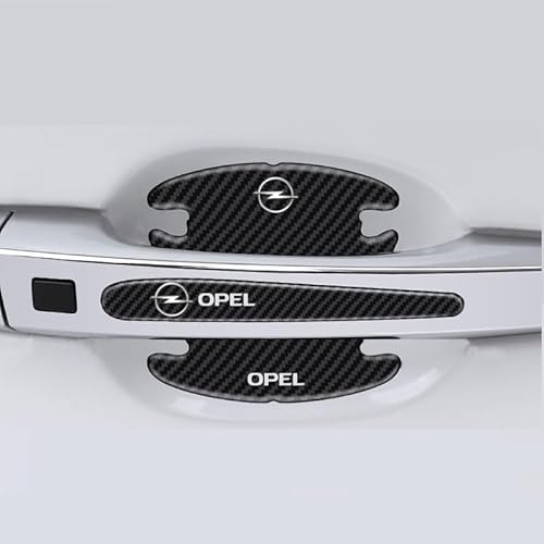 JIYIFAN 8 Stück Auto Türgriff Schutzfolie für Opel Vauxhall MERIVA B 2010-2017, Türgriff Lackschutzfolie Auto Tür Cup Protector Schützt Den Lenker Vor Kratzern,D