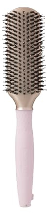 Zenner Ovale Haarbürste mit Nylonstiften, weichen Borsten und Abteilspitze | Ovale Haarbürste mit Nylonstiften, weichen Borsten und ausklappbarer Spitze, zum Entwirren, Stylen und Abteilen
