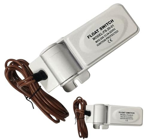 Bilge Pump Switches | Bilge Pump Submersible Boat Automatic Float Switches | Water Level Controller Accessories for Marine Ship Cruise Vessels Ponds Pools Spas