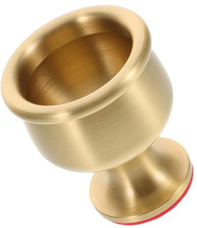 VERDANVERSE Coupe Du Saint Graal : Calice D'autel Sacré Verres À Liqueur En Métal Gobelet À Vin Mini Communion Tasse De Culte Bouddhiste Pour Rituel D'église Cocktail Eau Doré