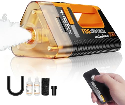 Wiederaufladbare tragbare Nebelmaschine, LENSGO Smoke Master Pro, 100 W, Hand-Rauchmaschine, Outdoor-Fernbedienung für den Innenbereich, für Fotografie, Halloween, Party, Bühneneffekte, Desinfektion