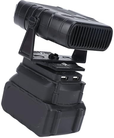 Chauffage de Voiture Portable 12V 170W alimenté par Batterie Dégivreur de Pare-brise Chauffe-mains avec Chauffage Rapide 2 Vitesses pour les Voyages