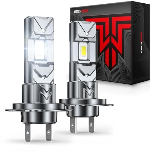 Torchbeam H7 LED 34000LM 6500K Blanco Frío, Listo CANBUS, 2Pcs