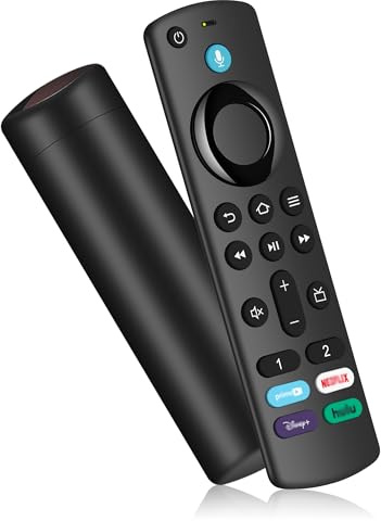 Replacement Remote Control for Fire-TVs-Stick 2nd and 3rd Gen/4K/4K Max/Lite/HD with Voice & Cube, Stick Remote for Partial Pioneer/Hisense Smart TVs