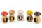 Holzfee 5 Stück Nussknacker Pilz Öko Design Nussschraube Set 5-teilig