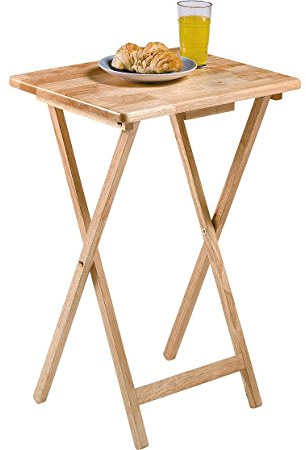 HOME Single Folding Tray Table - Natural