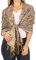 Sakkas 16125 - Kalin Lange Wide Woven Patterned Fringe Tassel Pashmina Schal/Schal - Braun/Beige - OS
