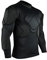Lalander Protektorenshirt Langarm Protektoren Shirt Gepolstert Sportanzug/Schutz Bekleidung für Fußball Basketball Paintball Kampfsport Rugby