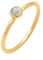Elli Ring Damen Stapel Labradorit Edelstein 925 Sterling Silber vergoldet