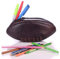 ALL SPORT VINTAGE - Trousse fourre - Ballon de Rugby en Cuir Vintage - Cousu Main - Marque Française