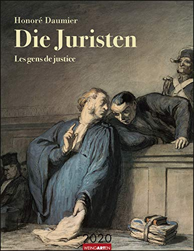 Die Juristen - Kalender 2020 - Weingarten-Verlag - Honoré Daumier - Wandkalender - 34 cm x 45 cm