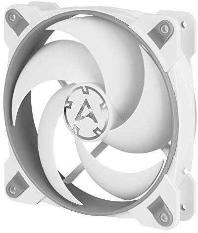 ARCTIC BioniX P120-120mm Gaming Case Fan with PWM Sharing Technology (PST), optimisé pour la Pression, Moteur Silencieux, Ordinateur, Vitesse du Ventilateur: 200-2100 TR/Min – Gris, Blanc