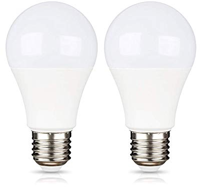 Akynite E27 LED Glühbirne 9W Kaltweiß 6000K für Wohnmobil Gartenhaus, 270 Grad 750LM, 12V/24V Garagelampe, AC/DC für Garage Kabine, Nicht Dimmbar, 2er-Set