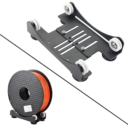 BCZAMD 3D-Drucker-Filamenthalter Einstellbares glattes pully Spool-Rack mit Lager für TPU/PLA/ABS/Nylon/Holz/PEGT 0,5 kg 1kg Druckmaterial