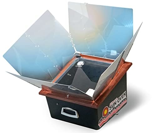 All-American Sun Oven - Horno solar para exteriores, deshidratador, olla de cocción lenta, cocina los favoritos de la familia en tu patio trasero utilizando solo energía solar limpia. ** Asar, cocinar
