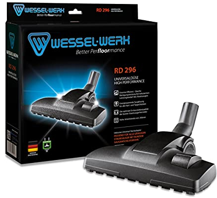Wessel Werk RD 296 Staubsaugerdüse - Universal Bodendüse - ideal für Energiesparsauger unter 600 Watt - passend von 32-38mm