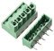 sourcing map 10STK 5 Poliger 5,08 mm Abstand rechtwinklige Leiter Platten Schraube Anschlussblock