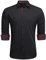 HISDERN Men's Black Dress Shirts Long Sleeve Formal Casual Button Down Business Dress Shirts for Men Regular Fit Wedding Party Work with Pockets