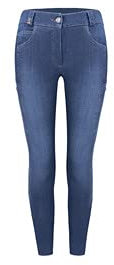Cavallo Cherry Grip Damen Reithose Blue Washed HW 21 : 34
