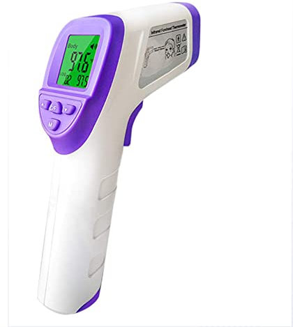 JIXIN Forehead Thermometer for Baby Kids And Adults Non-Contact Digital Medical Infrared Thermometer with LCD Display