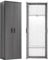 mokebo® Garderobenschrank 60cm Breite aus Holz 'Der Lange', Flurschrank oder Schuhschrank mit Kleiderstange in 60x180x34 cm (B/H/T), auch als schmaler Aufbewahrungsschrank in Anthrazit-Schwarz