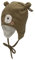 Sterntaler Baby Jungen Mütze - Baby Mütze, Kappe für Kinder - aus Strickfleece mit Ohren und Bindeband - dunkelgrün, 49