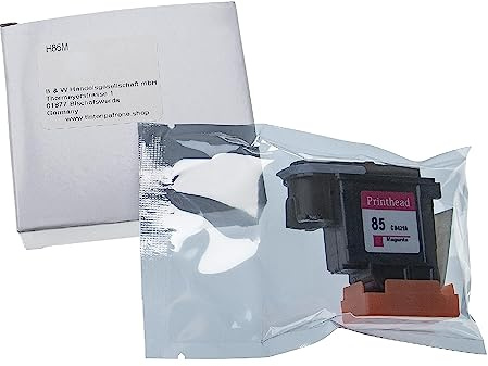vhbw Druckkopf kompatibel mit HP DesignJet 10PS, 20PS, 50PS, 30, 90, 120, 130 Drucker - Magenta, refurbished