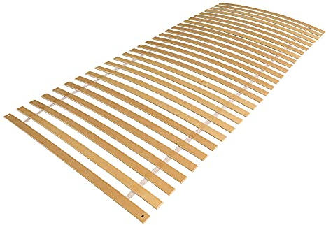 Randaco Lattenrost Lattenroste 90 x 200 cm Lattenrahmen Selbstmontage Birkenholz Rolllattenrost Möbel Komfort klappbar mit 28 Leisten Belastbar bis ca. 150 kg