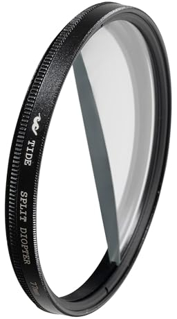 Tide Optics geteilter Dioptrienfilter 82 mm – Prisma-Kameraobjektiv-Gewindefilter
