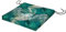 SOFTILLO Patio Chair Cushion with Seat Ties - Indoor and Outdoor Furniture Seating - Water-Resistant Polyester - Kitchen Dining, Lawn & Garden, Coffee Shop Use - 50x44x4cm - Palm Leaves