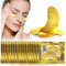 Augenpads, 25 Paar 24k Gold Augenmaske Eye pads Eye Mask, Anti Aging, Kollagen Augenmaske zum Reduzieren von Augenfältchen, Entfernen von Tränensäcken Augenringen und Feuchtigkeitsspendend