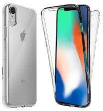 Ancile® Clear Phone Case for iPhone XR 360 Degree Full Protection Transparent Front and Back Screen Protector Anti-Shock Anti-Scratch Quality Slim Soft Case Cover