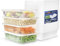 25 Pack Reusable Plastic Containers with Lids (500ml) for Food Storage & Meal Prep - Microwave & Dishwasher Safe, BPA-Free & Recyclable