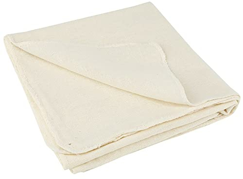 Etamine Alimentaire,etamine,Chiffon à Fromage Anti-chaleur,Tissu Filtrant en Coton Ultra FineTissu Mousseline de Coton,pour Filtrer Fromage Beurre Jus Lait de Noix,50 x 50cm (1 pièce)