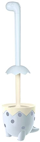 XXFLOWER Brosse de Toilette en Forme de Dinosaure, Aspect Mignon, Poils TPR, Brosse Ronde de Taille compacte, 1 pièce