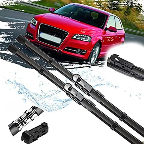 Auto-Wischerblätter, für Audi A3 8P 2005–2012, Frontscheibe, Scheibenwischer, Autozubehör, Aufkleber, 2006 2007 2008 2010 2011 Scheibenwischer