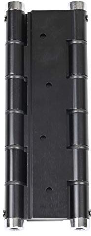 BISAGRA DOBLE ACCION ALUMINIO NEGRA
