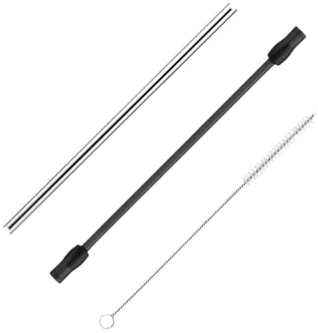 Mikikit Coffee Machine Milk Hose Replacement for and Automatic Coffee Machines Deep Gray Frother Tube Cleaning Brush Essential Accessories for Espresso and Cappuccino Making